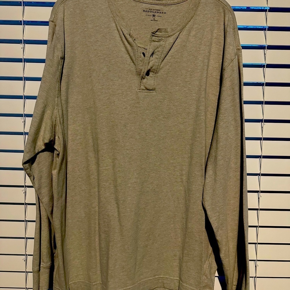 Saddlebred XL Long-sleeve Henley​​​​​​
